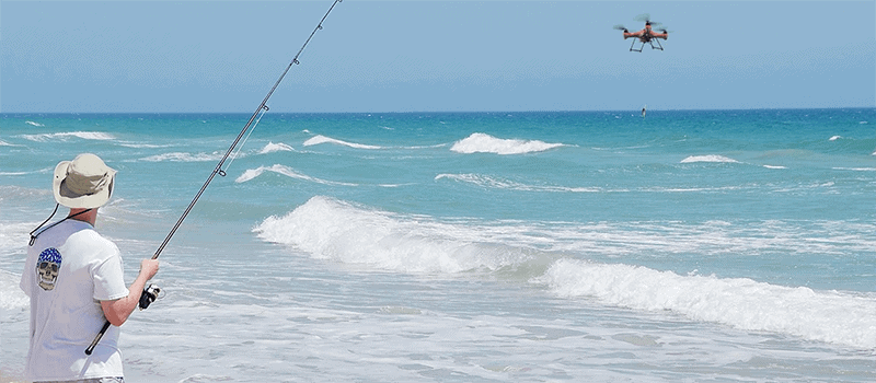 best rod and reel for drone fishing