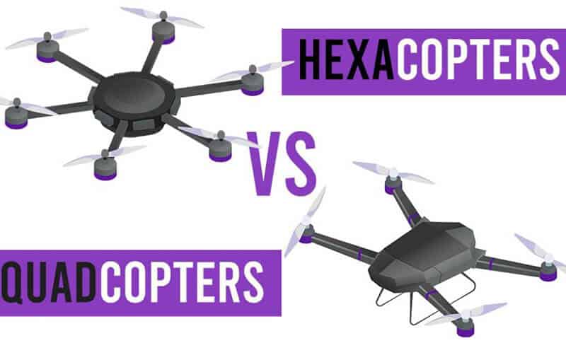 Hexacopter vs Quadcopter