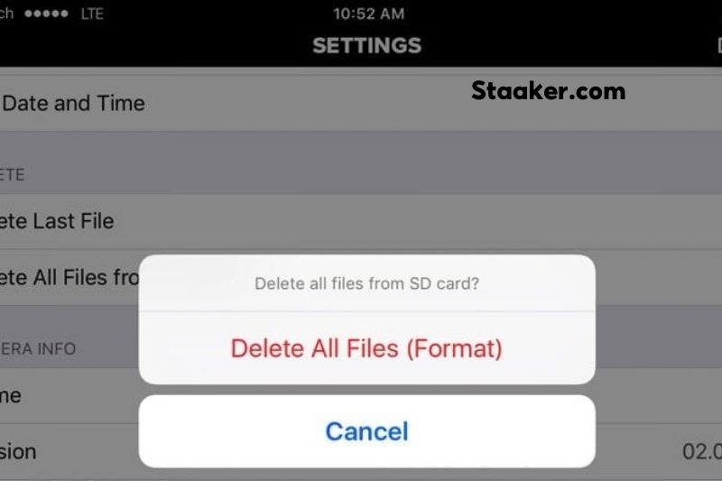 How to format SD cards in a GoPro using On-Camera Menus